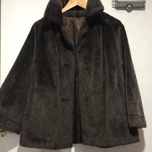 VINTAGE OTTA FAUX FUR COATS SIZE S